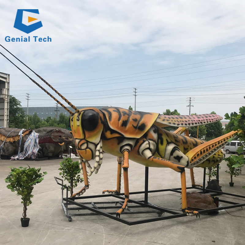 Ccaa17 High Quality Simulation Insect Realistic Locust Animatronic for Park