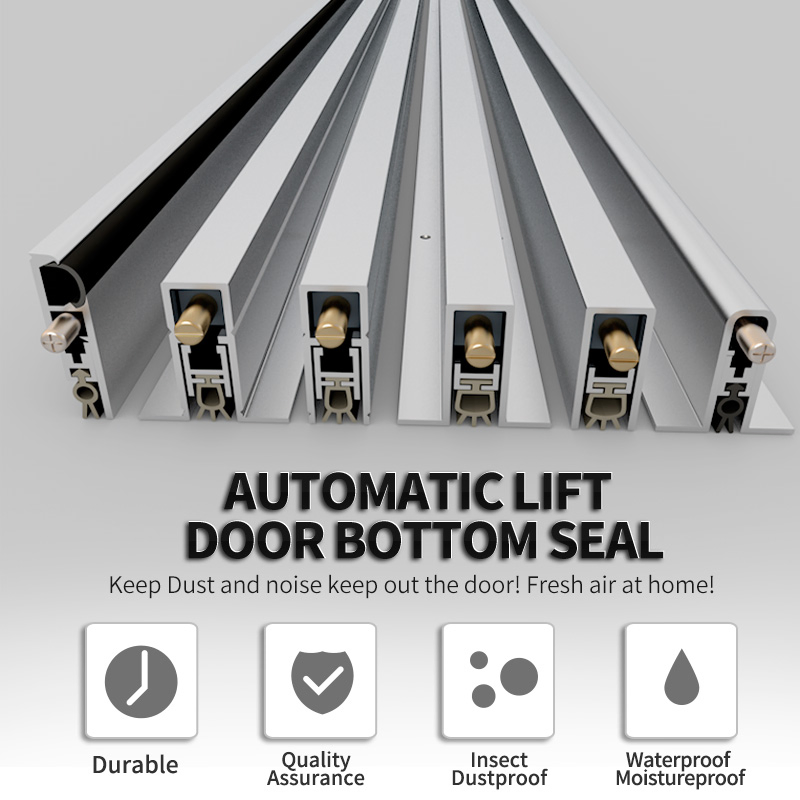 Modern Design Fire Rated Heavy Duty Acoustic Door Bottom Fire Resistance Weather Seal Strip
