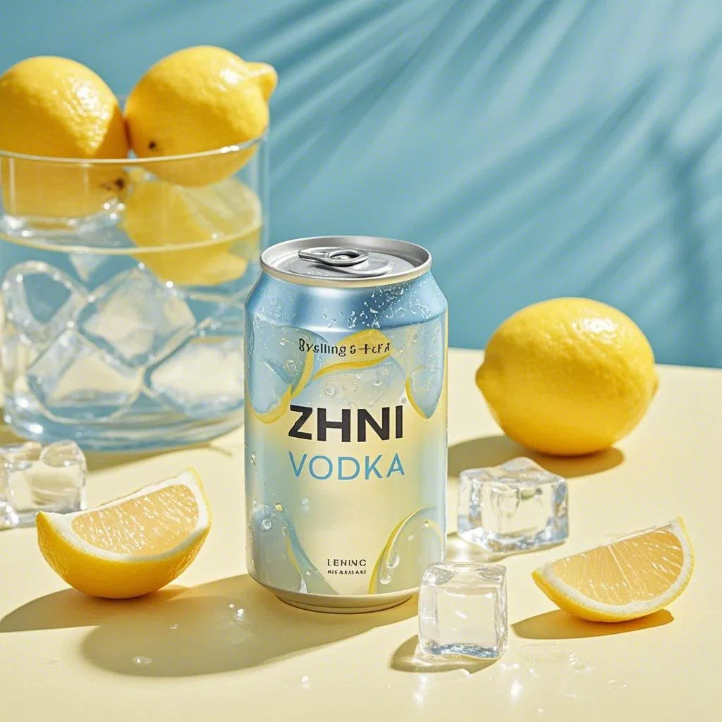 Recycled Aluminum Sparkling Water with Full Wrap Printing Cans