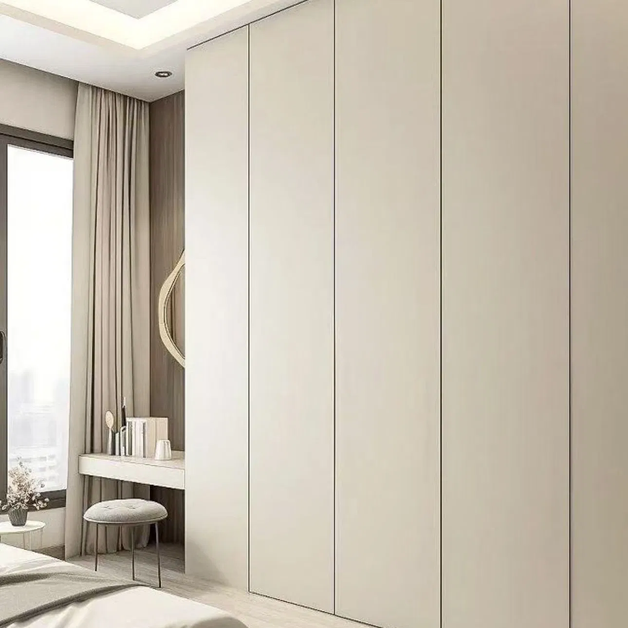 Top-Rated Custom High-End Kitchen Cabinet Saving Furniture Meubles De Maison Large Capacity Storage Wardrobe Eco-Friendly Home Furniture