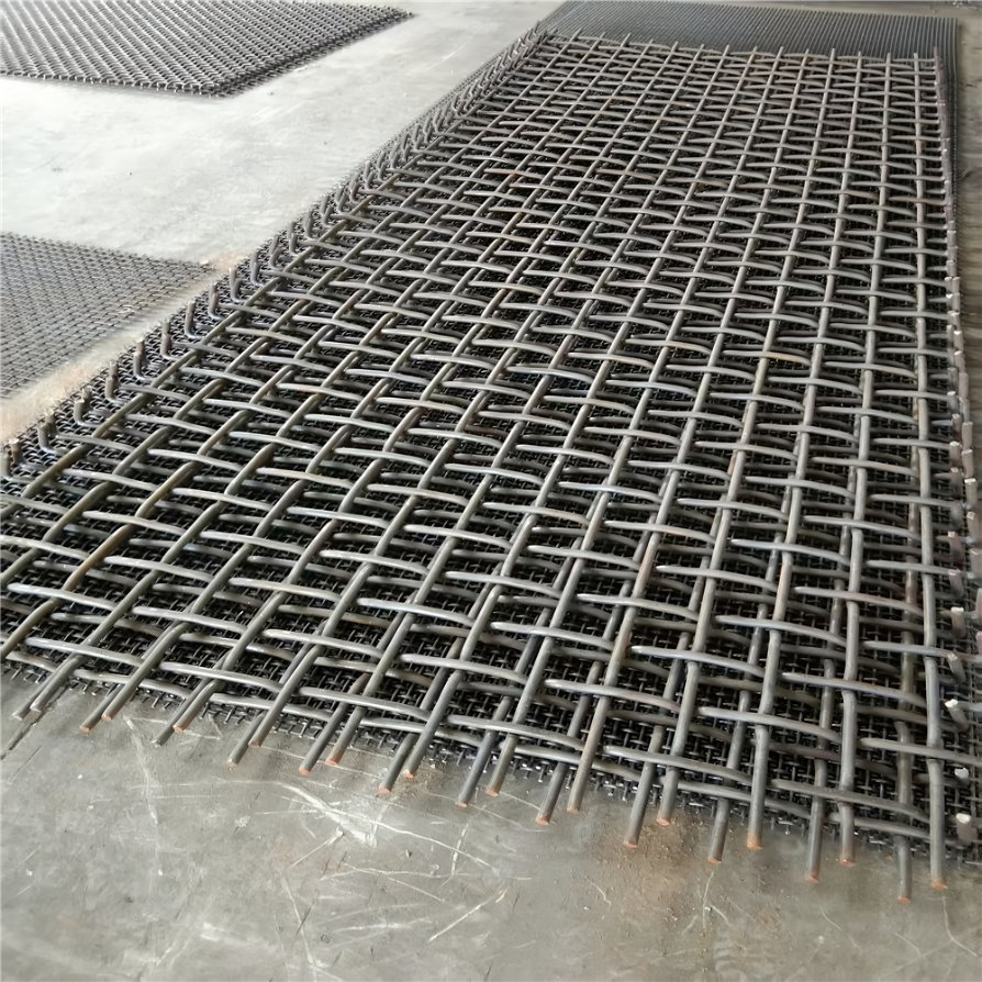 Factory Price Self-Cleaning Woven Wire Mesh Heavy Duty Steel Wire Vibrating Sieve Mesh Durable Crimped Wire Vibrating Screen Welded Mesh 65mn Steel Sand Screen