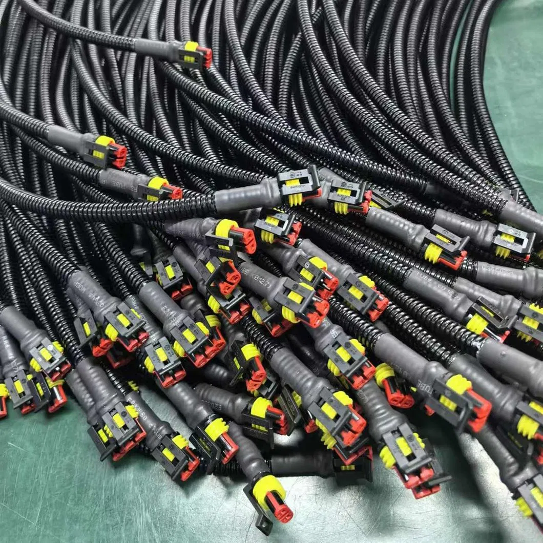 Strong Durability 5.08mm Pitch Car AC Fan Wiring Harness