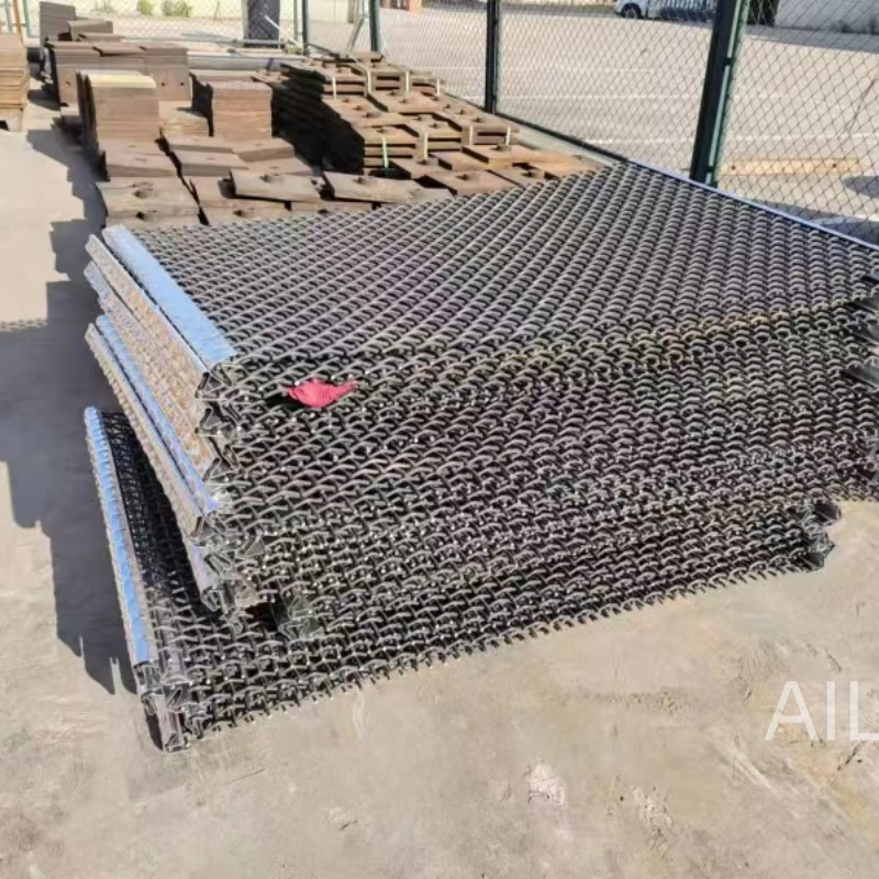 Self Cleaning Vibrating Screen Mesh Heavy Duty Hooked for 65mn Screen Mesh
