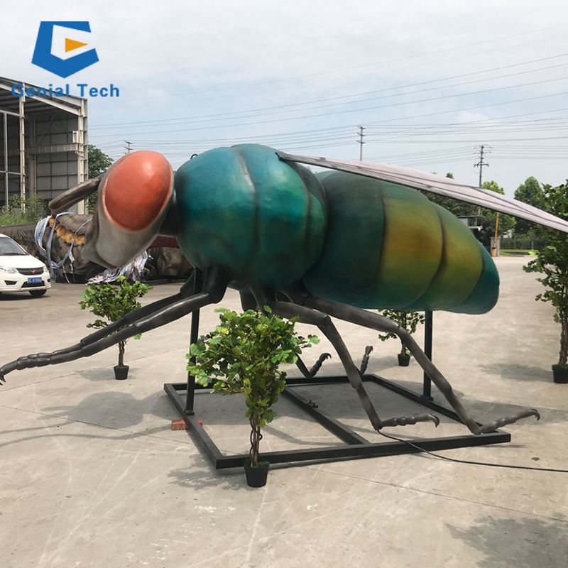Ccaa14 Giant Simulation Fly Insect Model Animatronic Artificial Mosca Foe Sale