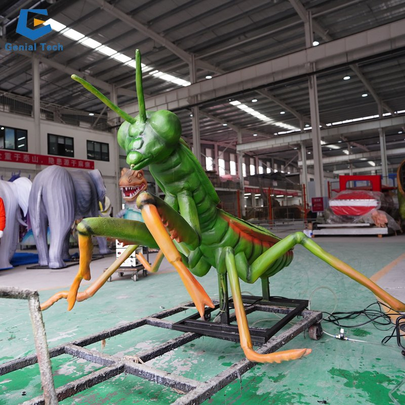 Ccaa06 Amusement Park Handmade Simulation Mantis Animatronic Insect