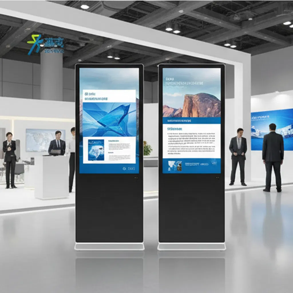 Senke Indoor Floor Stand Touch Screen Display for Advertising Players