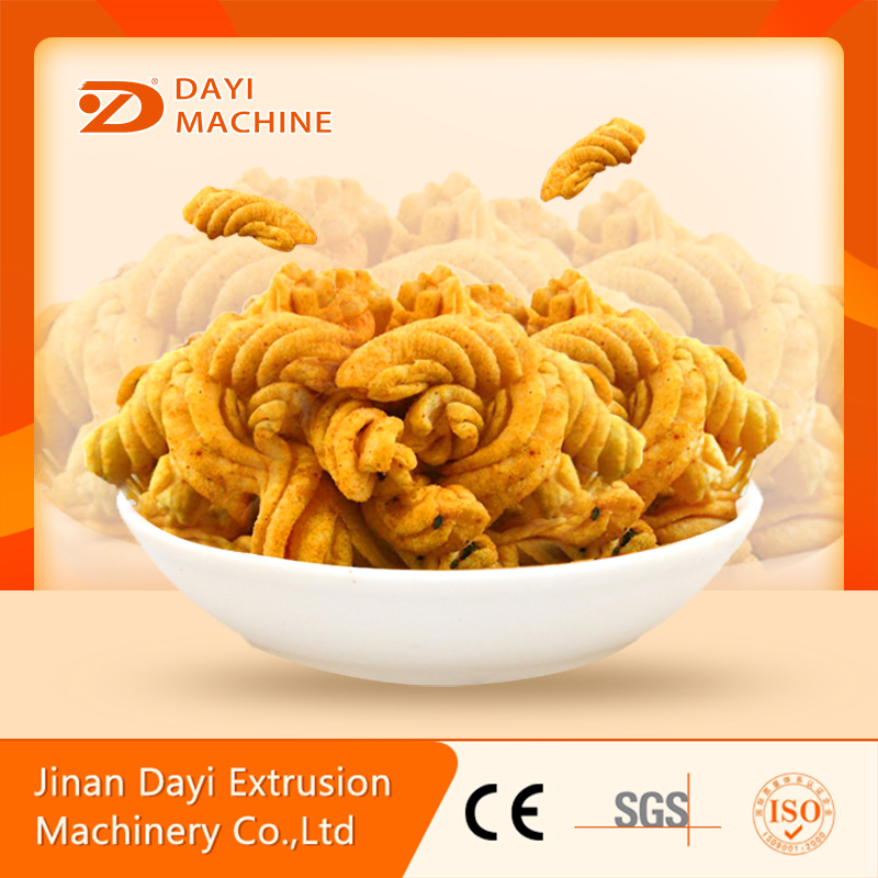 The Most Cost-Effective Puffed Snack Food Extruder Making Machine Stainless Steel Frying Snacks Fully Automatic Fried French Chips Production Equipment