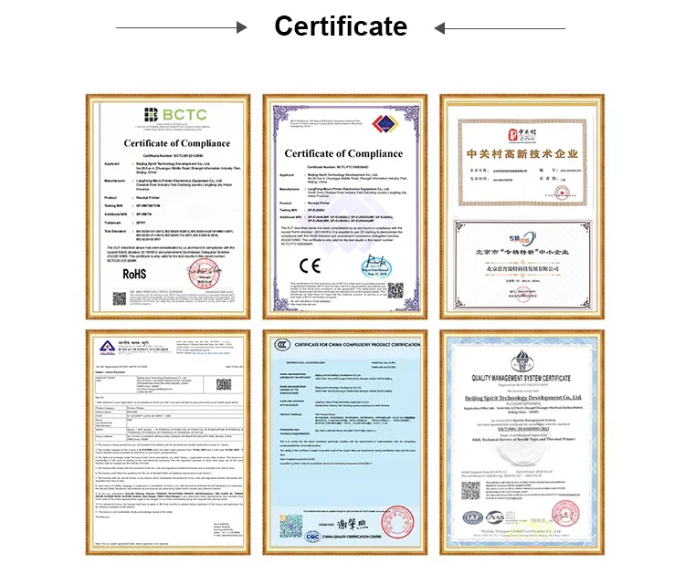 Certificates