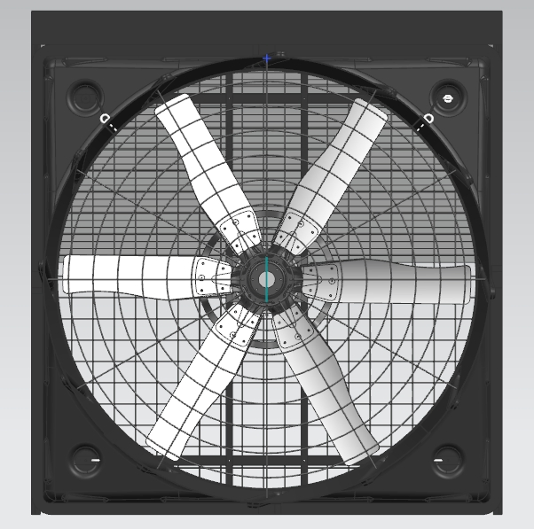Heavy Duty Double Layer Fiberglass Exhaust Fan with 235000 Cubic Meters Per Hour Airflow for Industrial Ventilation Industrial Fan