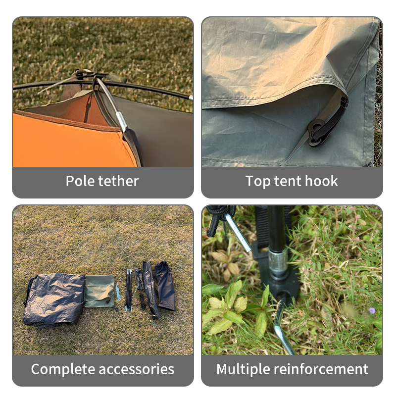 Portable Automatic Pop Camping Tent Fire Prevention with UV Protection Waterproof Strong Wind Resistance for Outdoor Camping