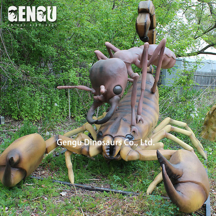 Family Garden Decoration Life Size Animatronic Insect Model