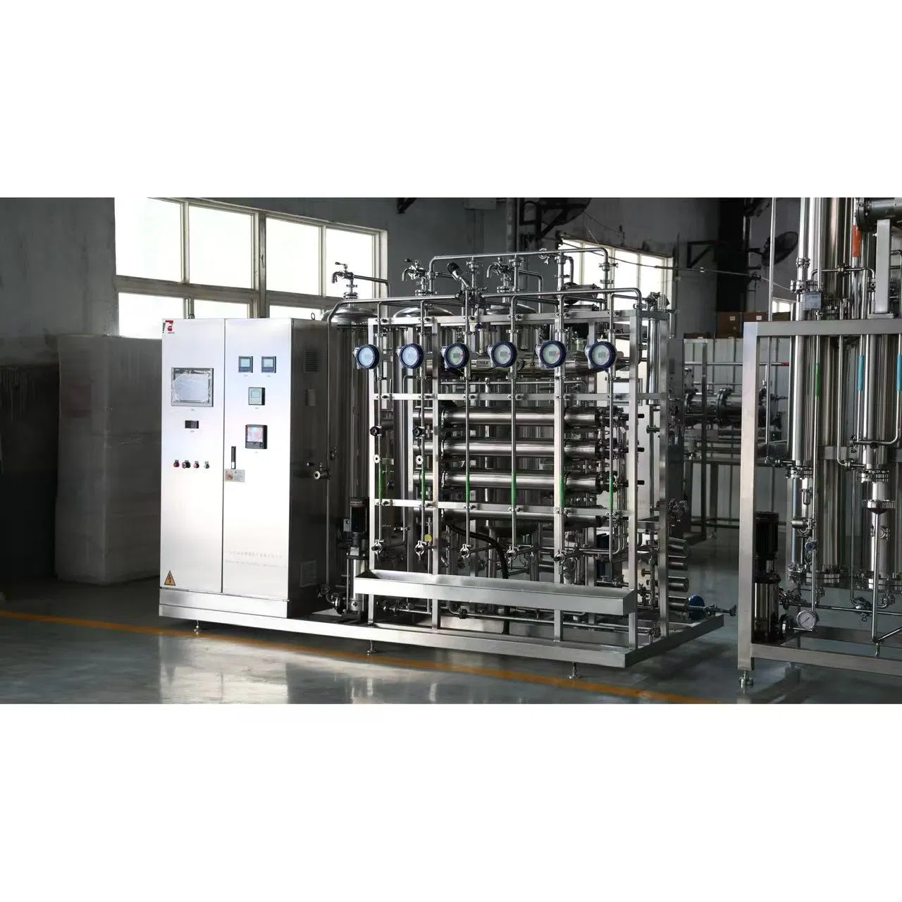 500L cGMP Pharmaceutical Water System Producing USP Purified Water with Double Pass RO &amp; EDI