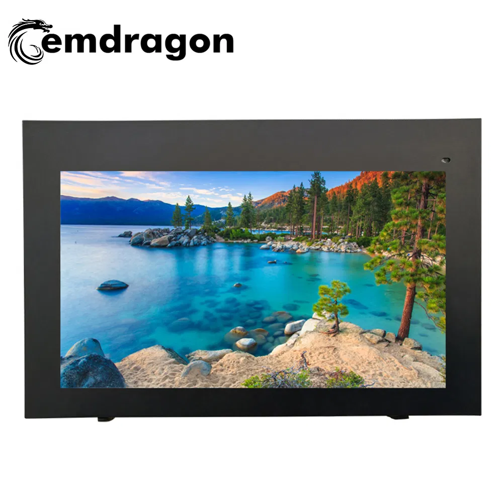 Advertising Digital Totem 43 Inch Air-Cooled Horizontal Screen Wall Hanging Outdoor Advertising Machine 3G Floor Standing Digital Signage Wall Mount Touch PC