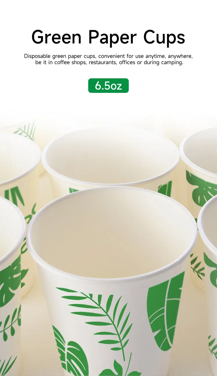 Eco-Friendly Green Paper Cup