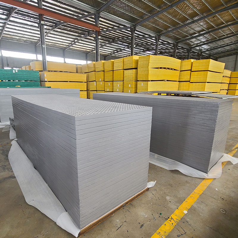 Fire Retardant Fiberglass Grating Tunnel Subway Plant Fireproof Area Fire Resistance Tested Safety Certified FRP Solution for Extreme Heat Zones