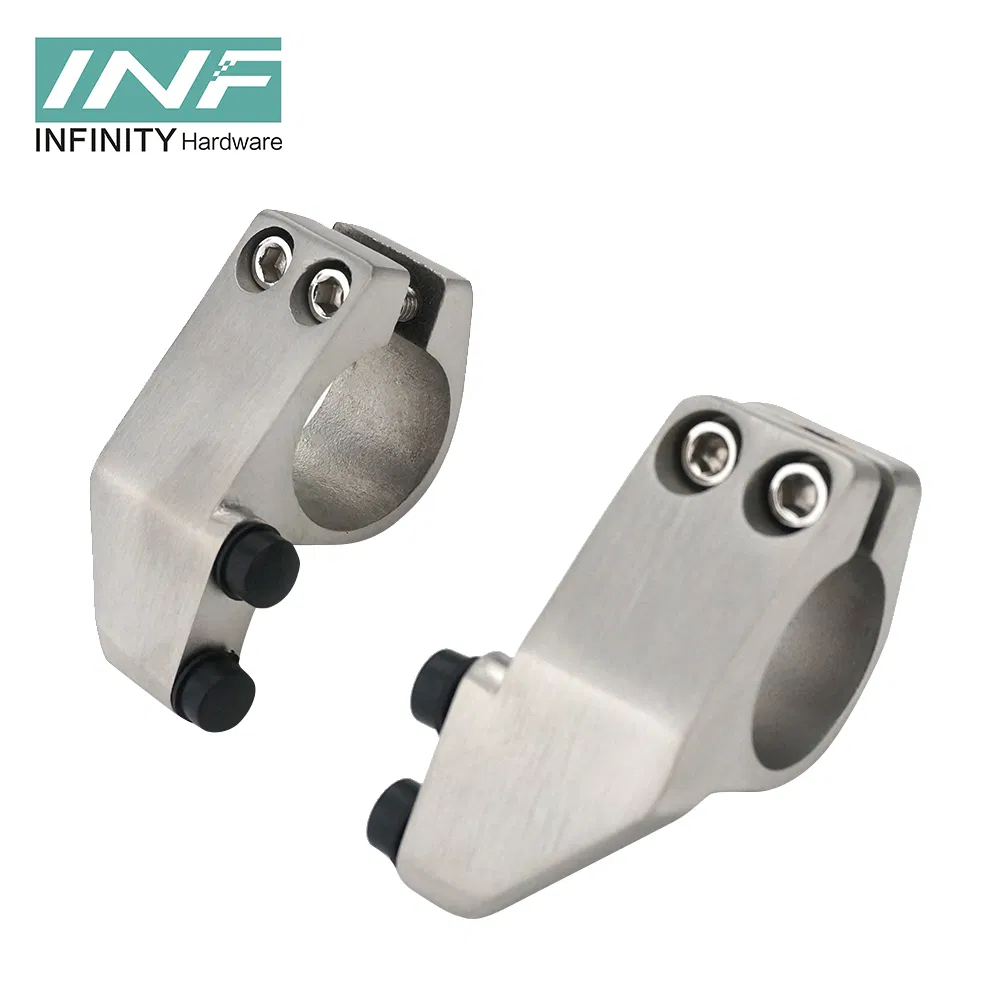 Home Shower Room Hardware Stainless Steel Frameless Glass Sliding Door Fitting Set Bathroom Accessories