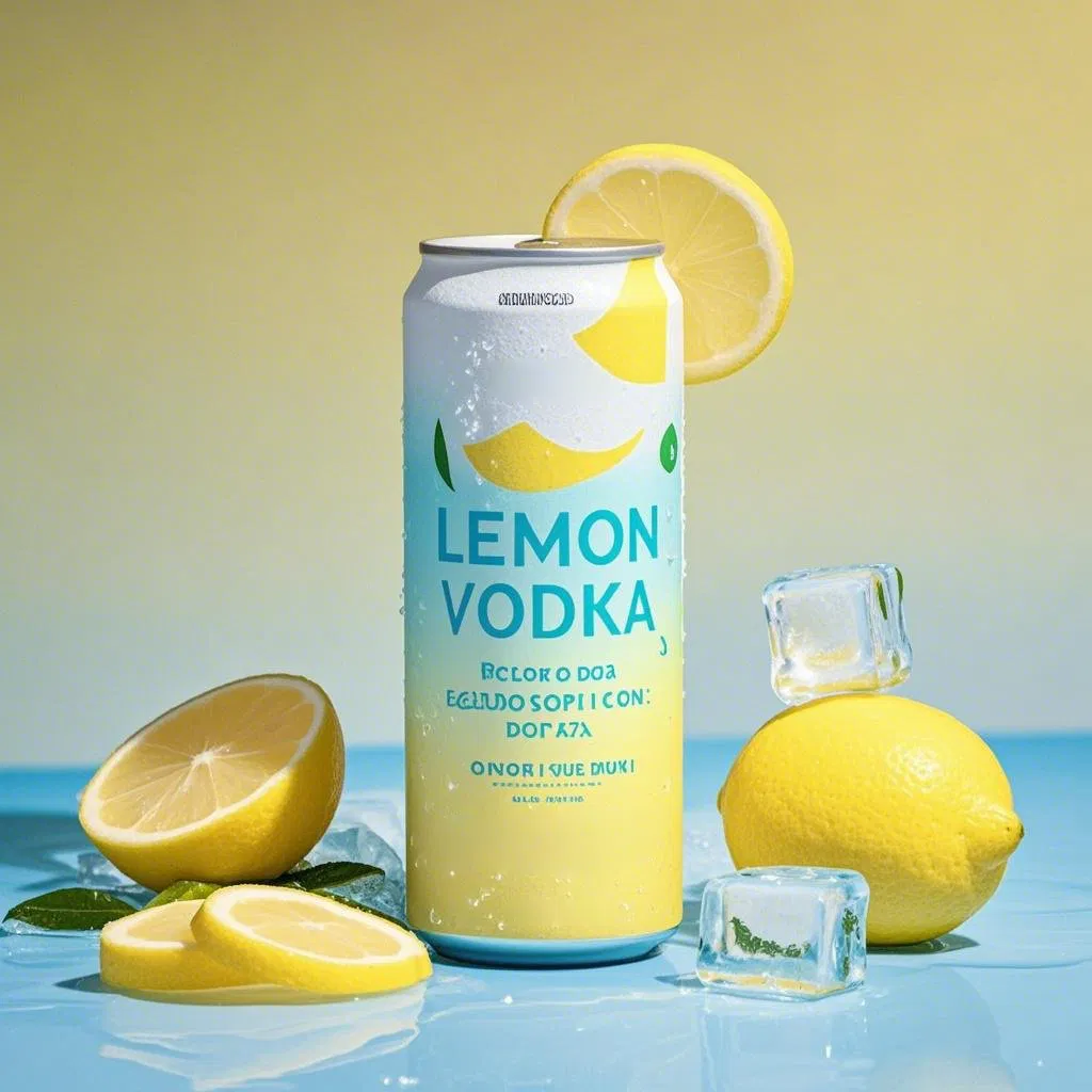 Recycled Aluminum Sparkling Water with Full Wrap Printing Cans