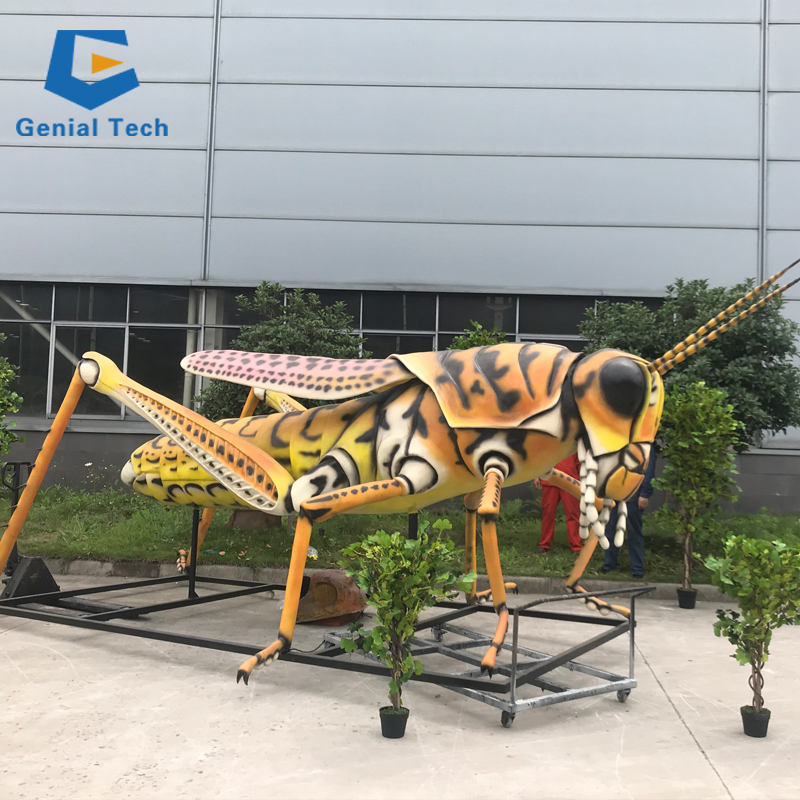 Ccaa17 High Quality Simulation Insect Realistic Locust Animatronic for Park