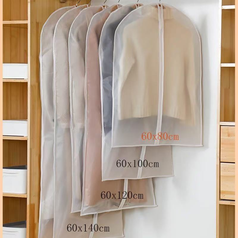 Hot Garment Bag Clothing Dust Cover PEVA Garment Covers for Closet Clothes Storage Plastic Dustproof Suit Bag