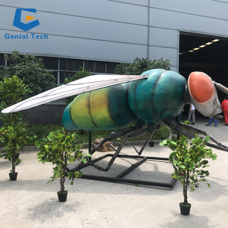 Ccaa14 Giant Simulation Fly Insect Model Animatronic Artificial Mosca Foe Sale
