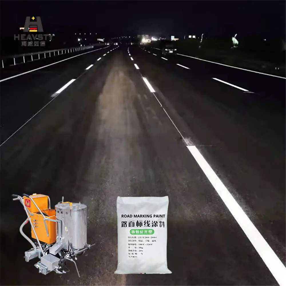 Discount Hot Melt Pavement Machine Painting Material Powder: Efficient Reflective Glass Bead Thermoplastic Road Making Paint Price Suppliers, Exporters