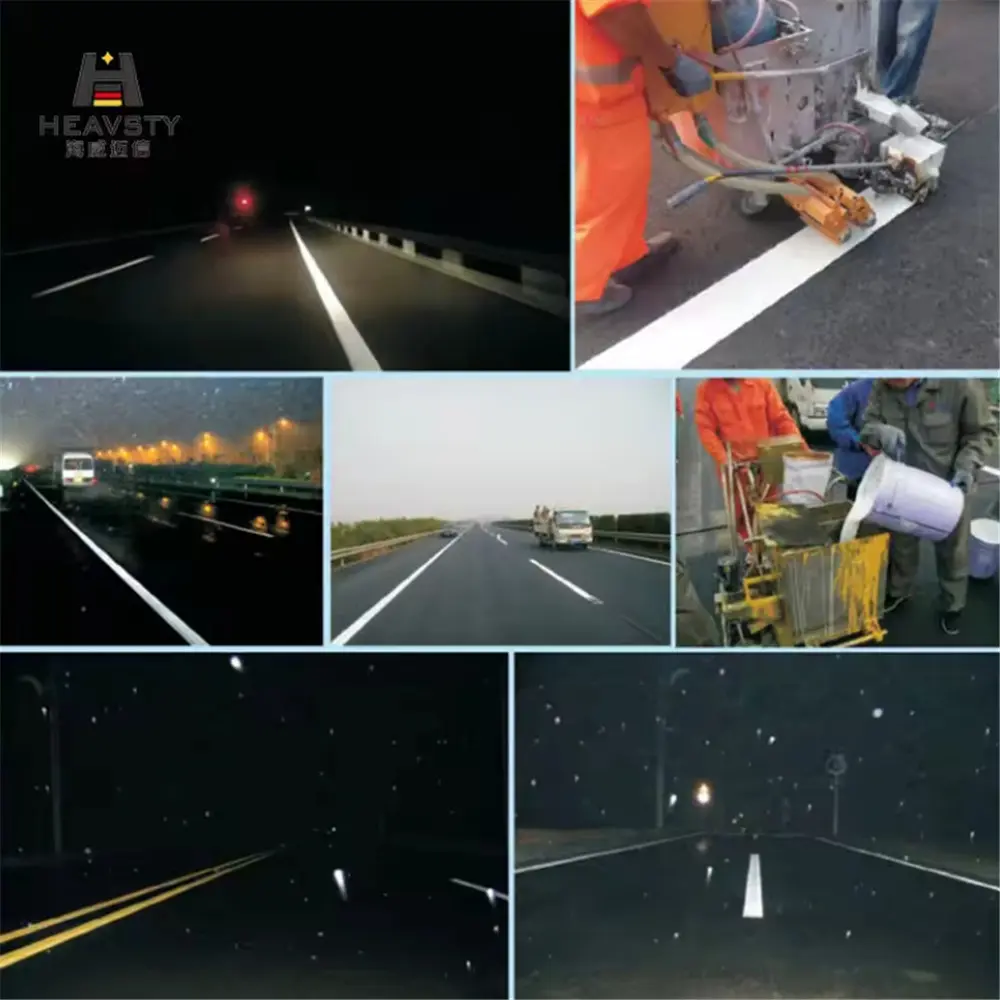 Wholesale Affordable Reflective High Index Thermoplastic Road Marking Paint Powder & Glass Beads: Quality Road Paints from Leading Suppliers Manufacturer, Manufacturers