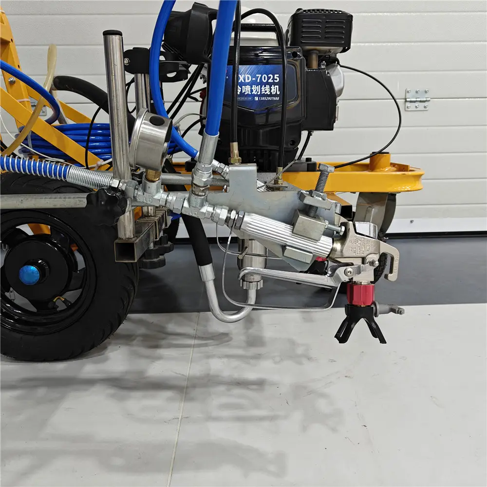 Wholesale 7025 Hand - Push High - Pressure Airless Cold - Spray Road Marking Machine: The Ultimate in Flexibility and Efficiency for Road Marking Suppliers, Factories