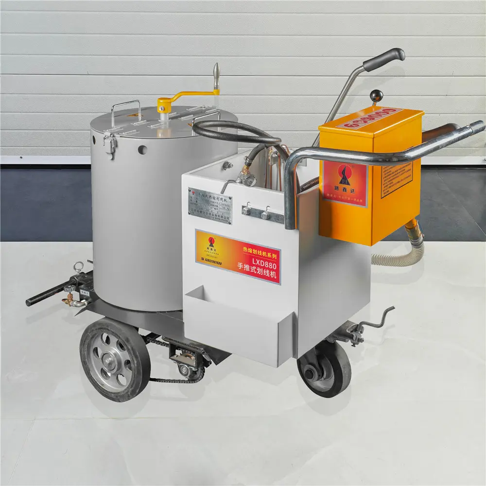 China HW-880 Hand Push Premium Thermoplastic Marking Machine Suppliers, Factories