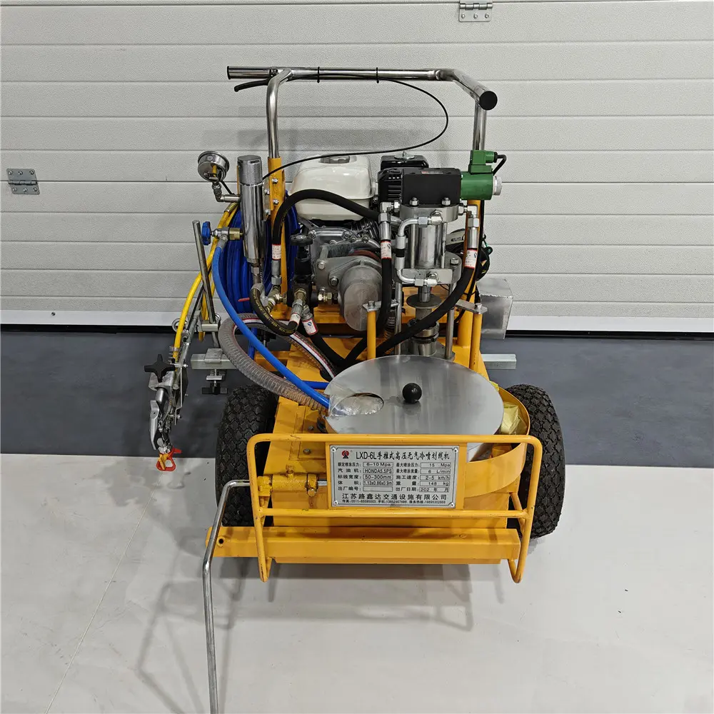 China HW-6L Hand - Push High - Pressure Airless Cold - Spray Road Marking Machine: The Epitome of Efficiency and Precision in Road Marking Exporters, Pricelist