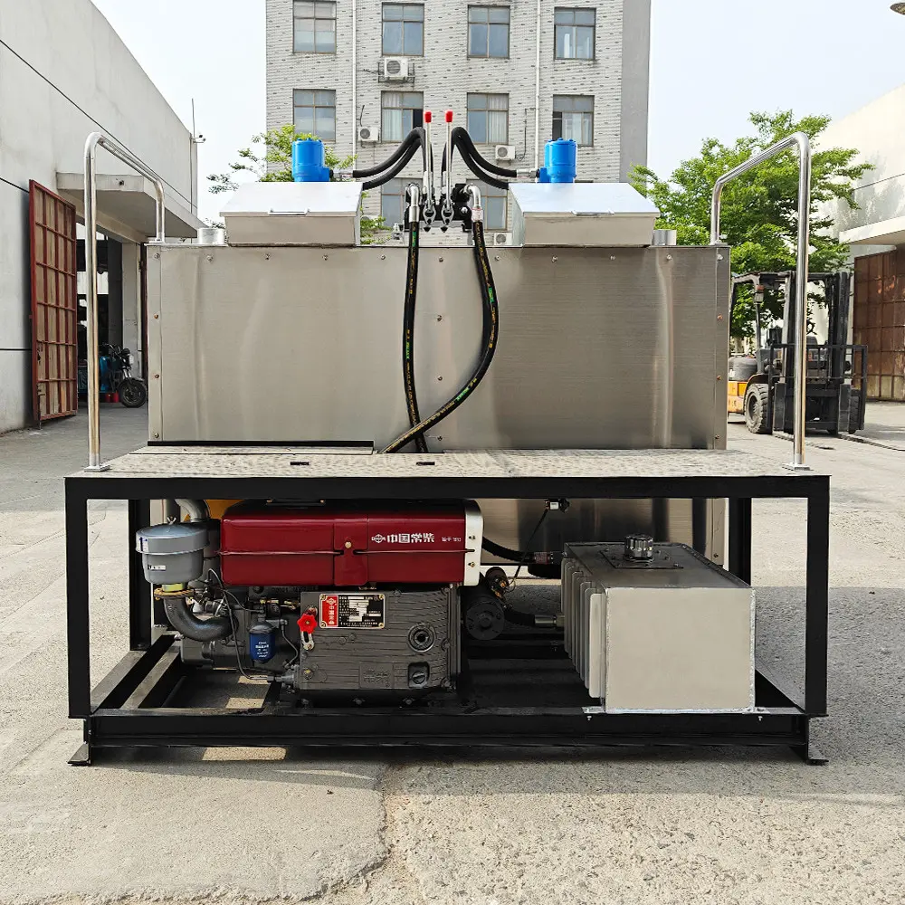 China HW-1200 Oil And Gas Dual-use Hydraulic Double Cylinder Hot Melt Kettle Supplier, Pricelist