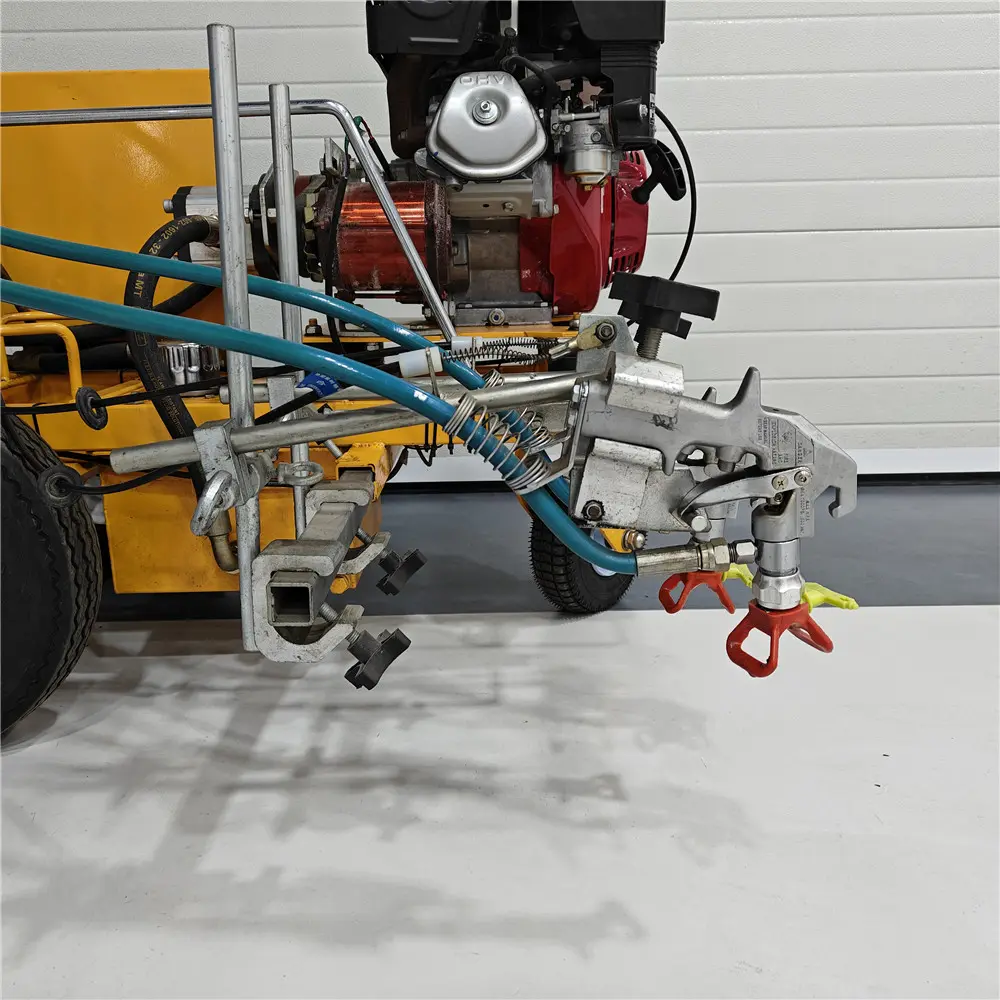 Buy HW-18L Hand - Push and Vehicle - Mounted Dual - Use Cold - Spray Road Marking Machine: Redefining Versatility in Road Marking Suppliers, Exporter