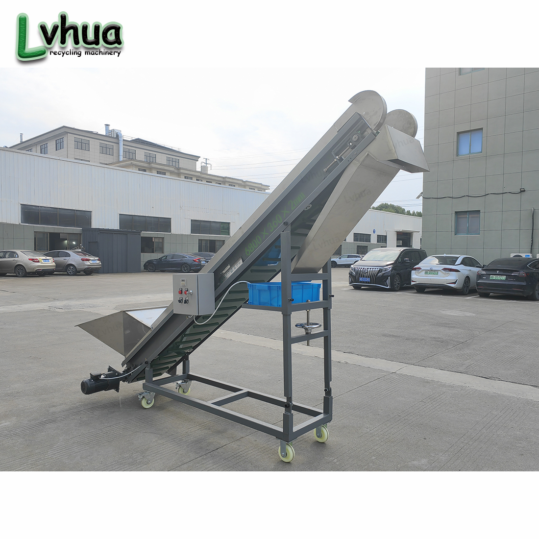 Lvhua Conveyor Belt with Magnetic Effect Used for Conveying PVC Materials for Waste Plastics Price