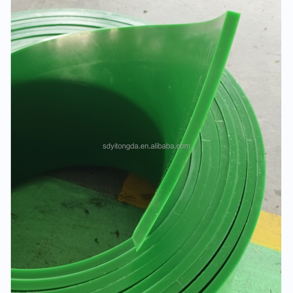 Red polyurethane skirting