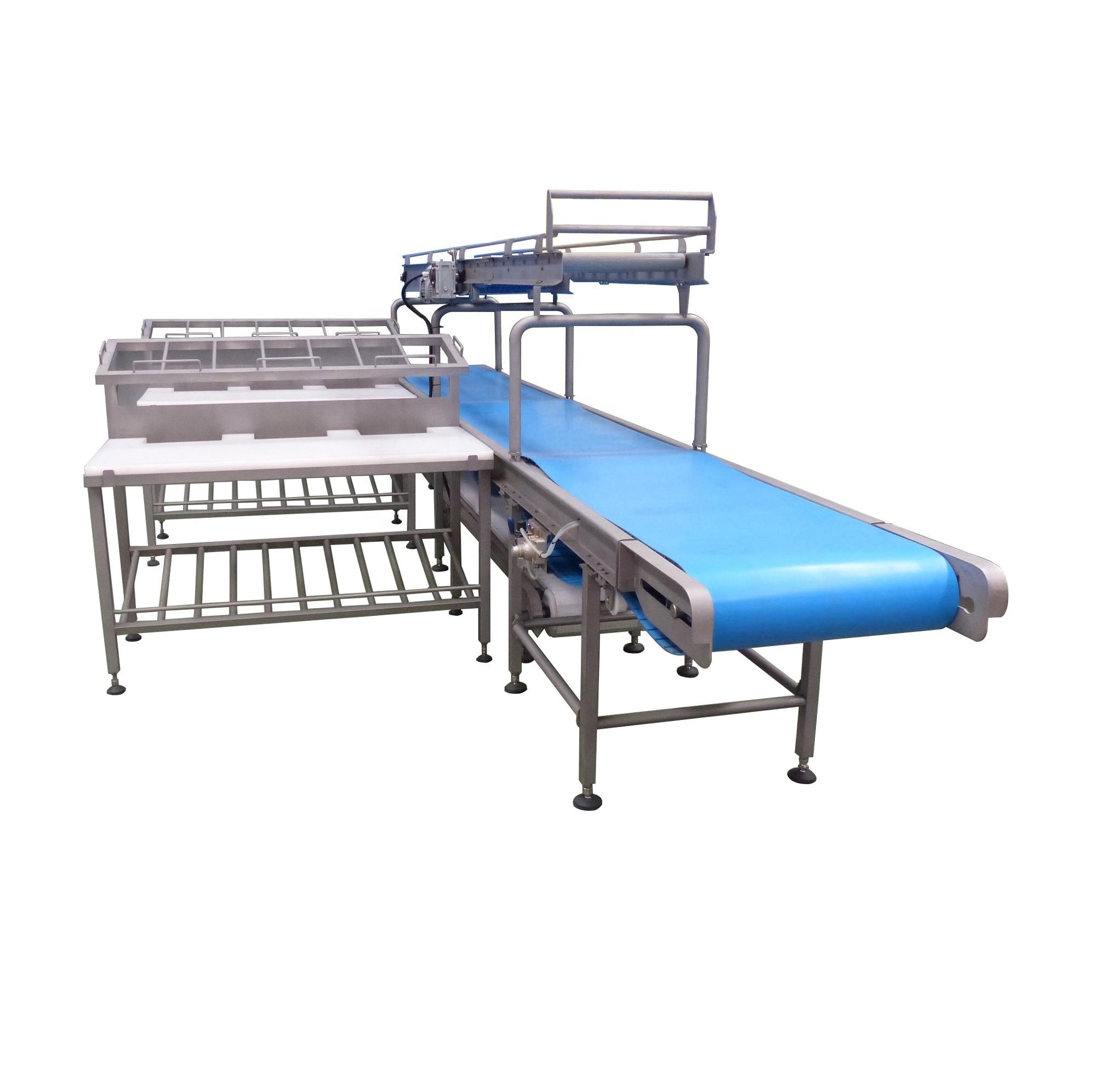 Meat cutting deboning line system details