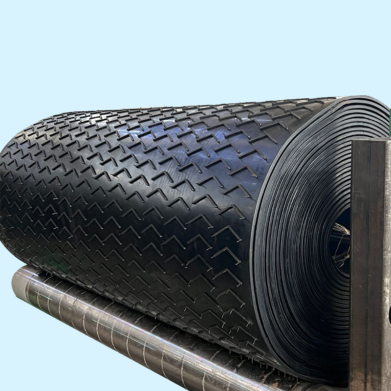 EP400/3 Anti-Static High-Temperature Resistant Rubber Conveyor Belt for Food Industry Mining Farm Heat Resistant Construction