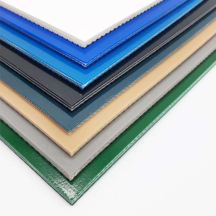 0.8mm -11.5 mm Thickness Plastic Belting PVC & PU Conveyor Belts for Plastic Bottles Transfer
