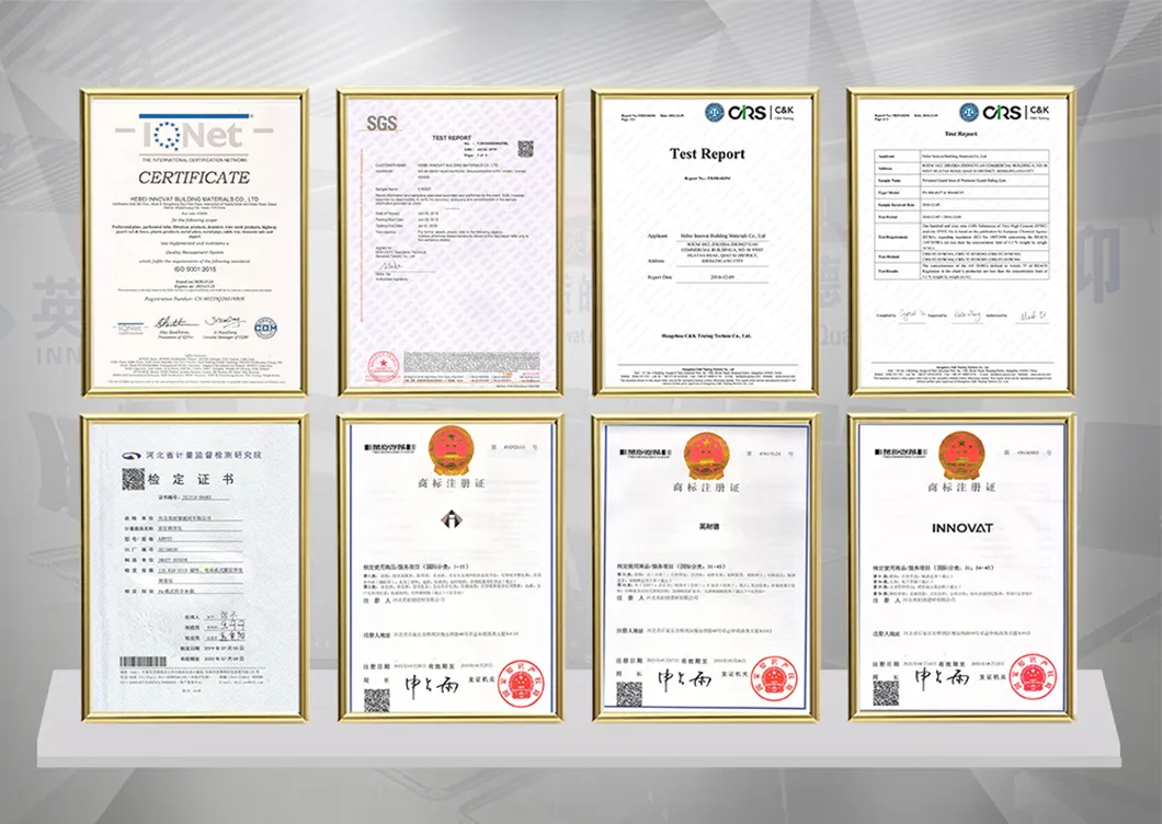 Plastic Modular Belt Certifications