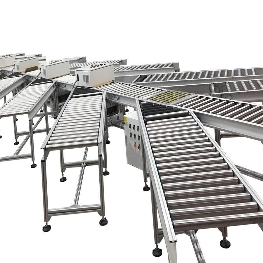 Heavy Duty Roller Conveyor Stainless Steel Roller Conveyor For Carton Box Warehouse Logistics