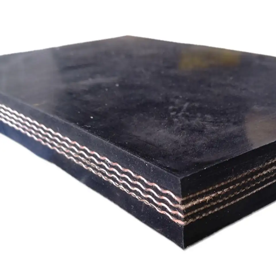 4 Ply Rubber Conveyor Belt Price Equipment Rubber Conveyor Belt v Type Patterned Industrial Rubber Conveyor Belts
