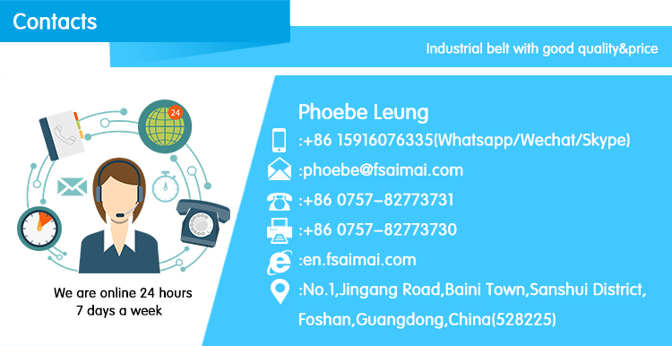 High Quality Blue Pu Conveyor Belt Food Industry Heat Resistant Conveyor Belt