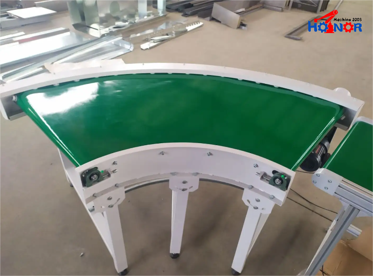 Factory Custom Automatic Pneumatic Food Tobacco Pallet Roller Chain Belt Conveyor Transport Turntable Transfer Lifting