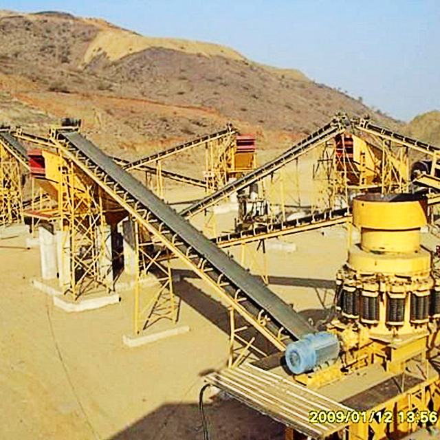 New Design Mine Rubber Belt Conveyor for Stone Crushing Line Factory Price
