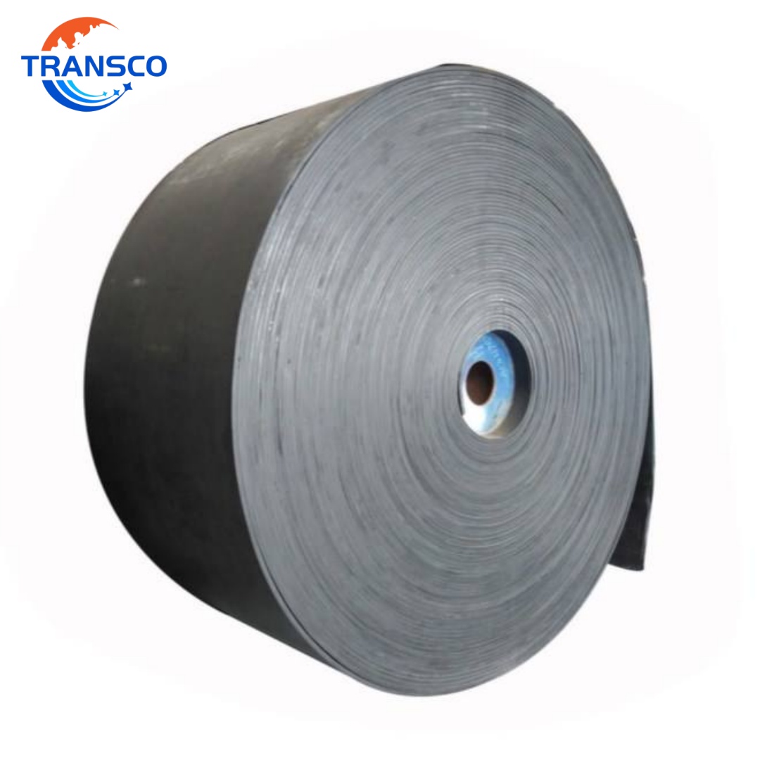 24 / 30 / 36 / 42 Heavy Black V Shape Conveyor Belt Flat Incline Industrial Rubber Conveyor Belt for Sand Waste