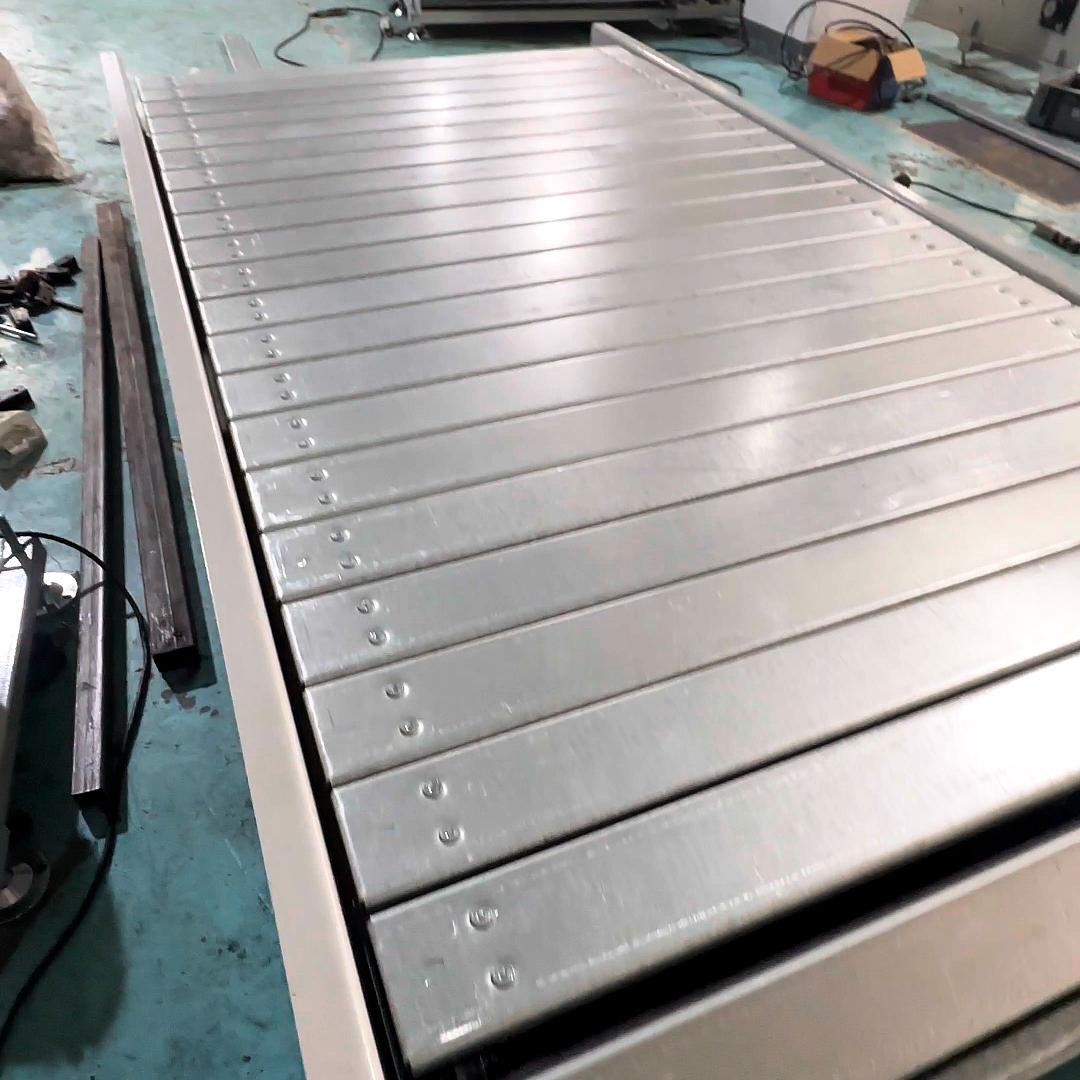 Flat Top Stainless Steel' Modular Conveyor Belt for Carton Industry