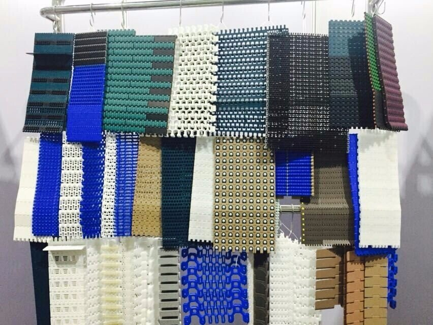 Har 3812 Series Flush Grid Modular Plastic Conveyor Belt for Bread Frozen Spiral Conveyor