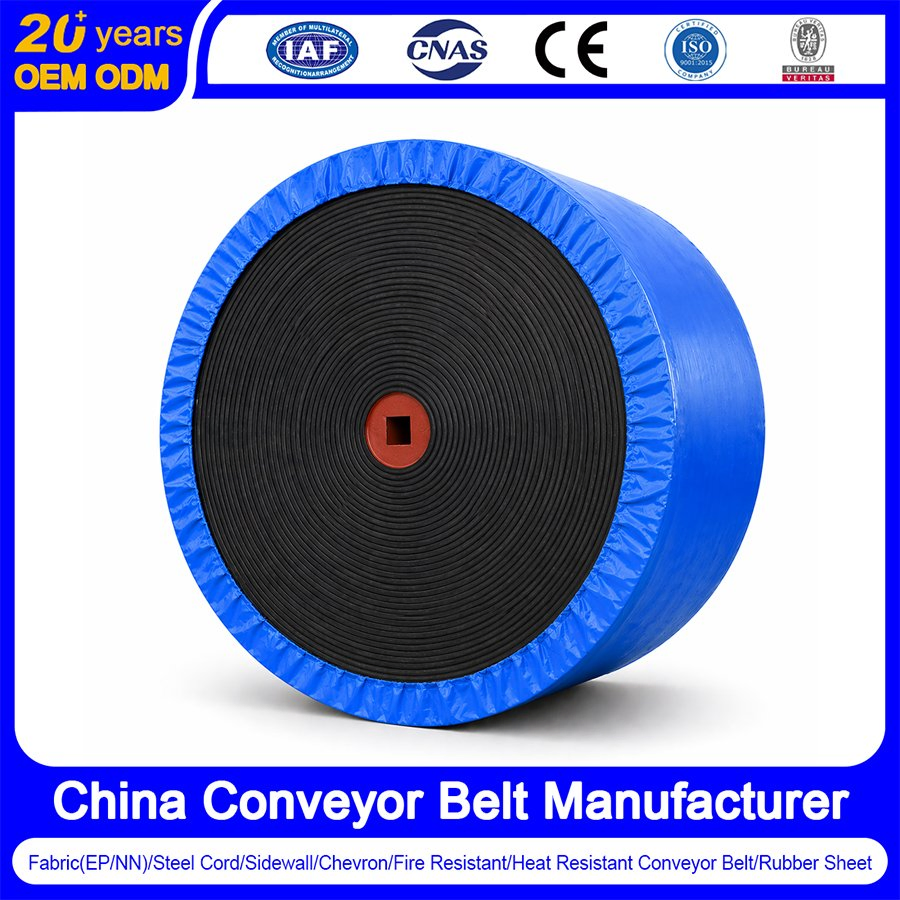 Steel Cord/Chevron/Corrugated Sidewall/Rubber/Oil/Heat/High Temperature/Acid/Alkali/Abrasion/Fire/Cold Resistant Flame Retardant Fabric Conveyor Belt for Power