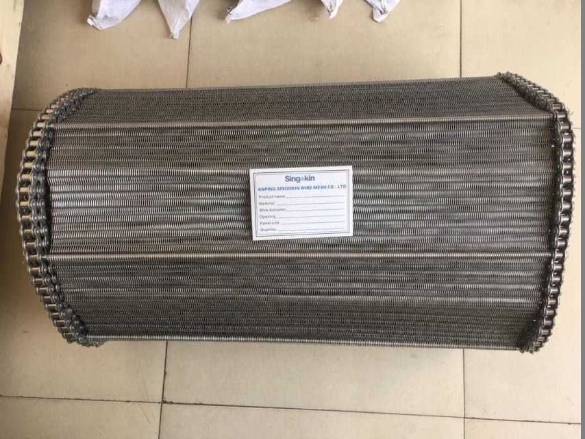 Stainless steel chain wire mesh belt