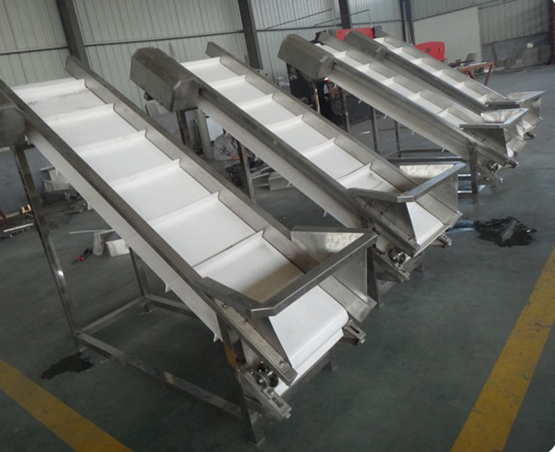 Incline Height Lifter Hopper PVC Conveyor Belt