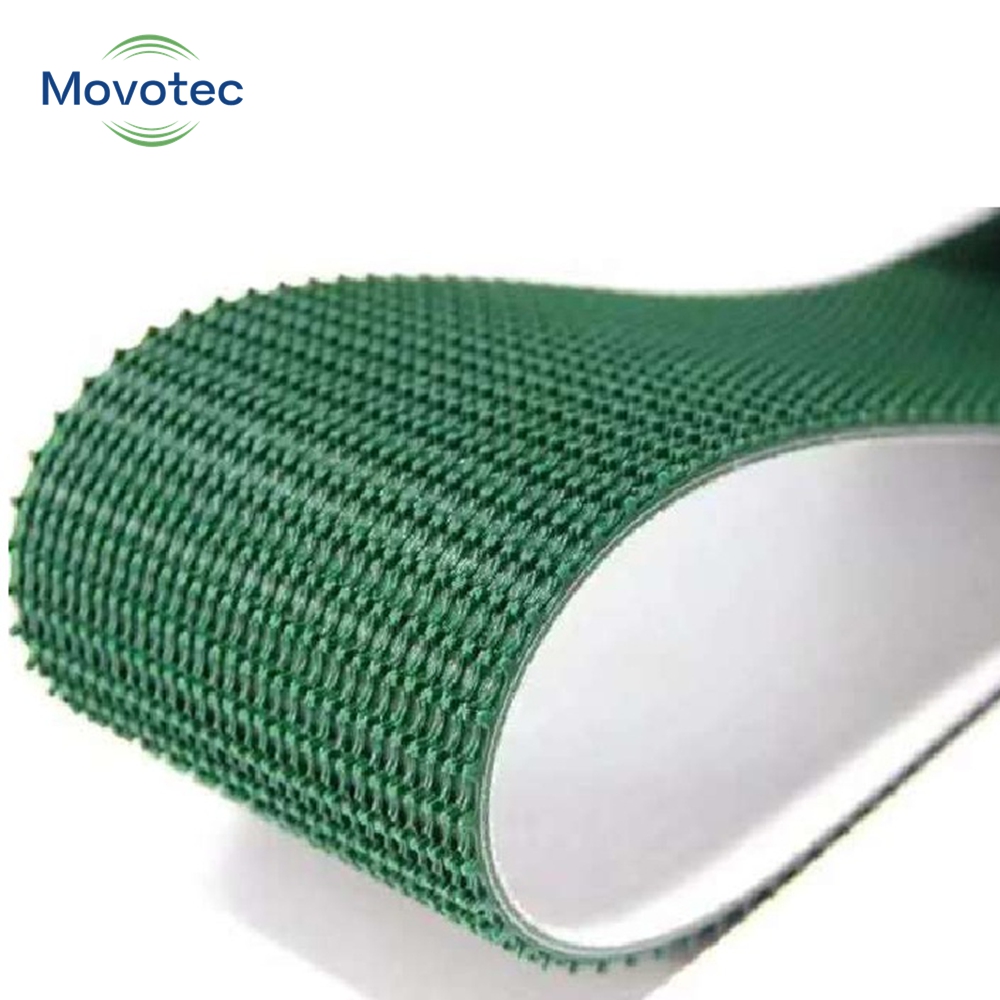 Movotec Durable 5mm PVC Conveyor Belt with 1 Year Warranty for Light Duty Warehouse Logistics (Chinese Customization)