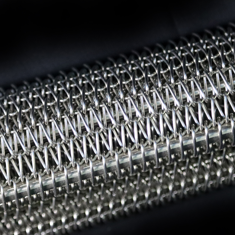 OEM Food Grade 304/316 Stainless Steel Anti-Corrosion Spiral Mesh Conveyor Belt for Food Customizable Sizes Wire Diameter